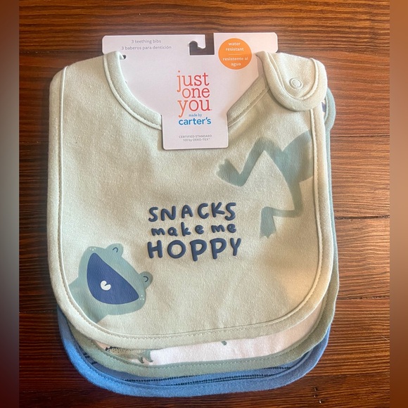 NWT: 3 Teething Bibs - Picture 1 of 4